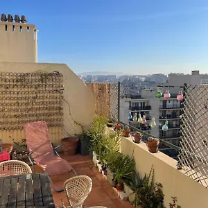 Appartement Entier Terrasse Living 2 Gare Saint-charles, Marseille